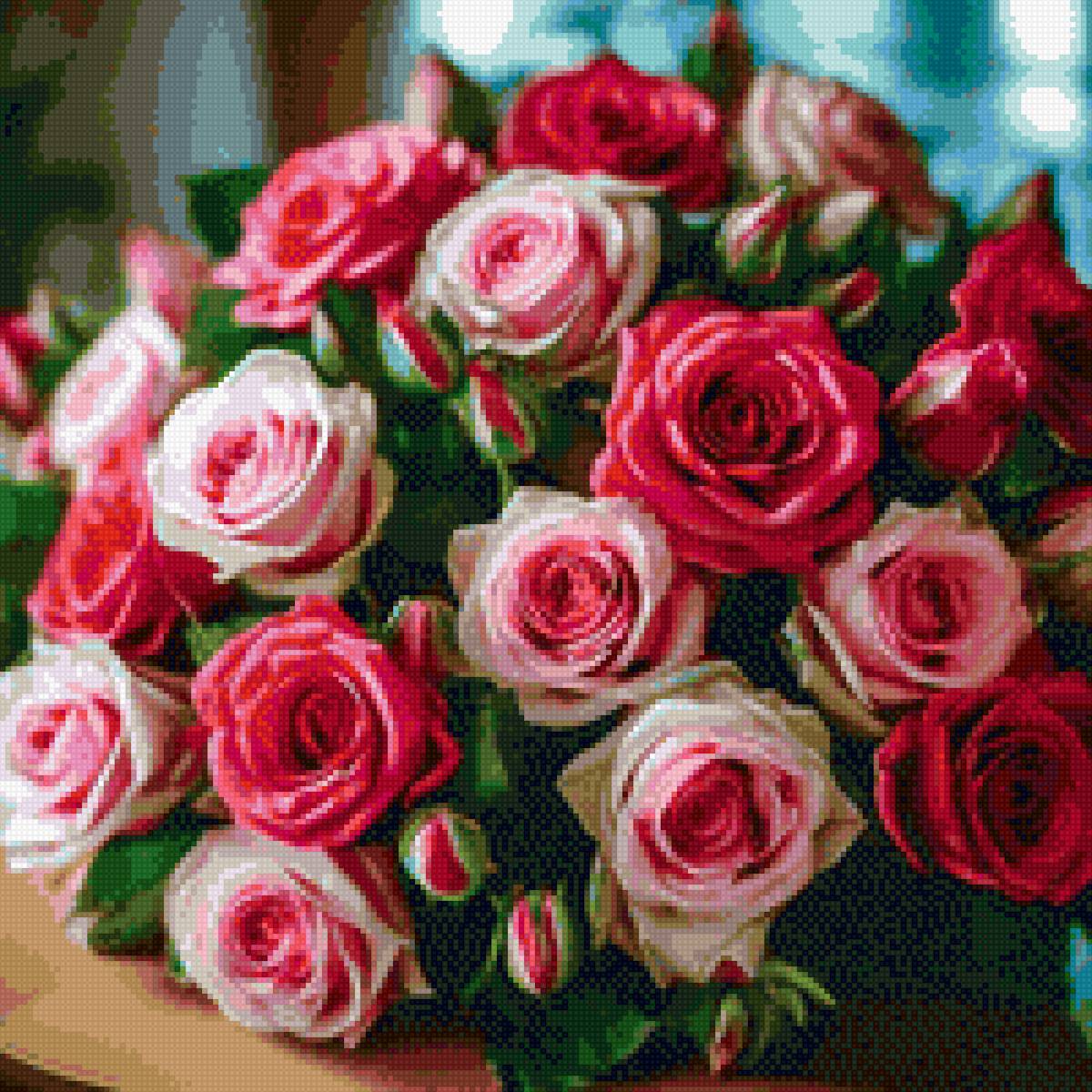 Букет роз - роза - предпросмотр