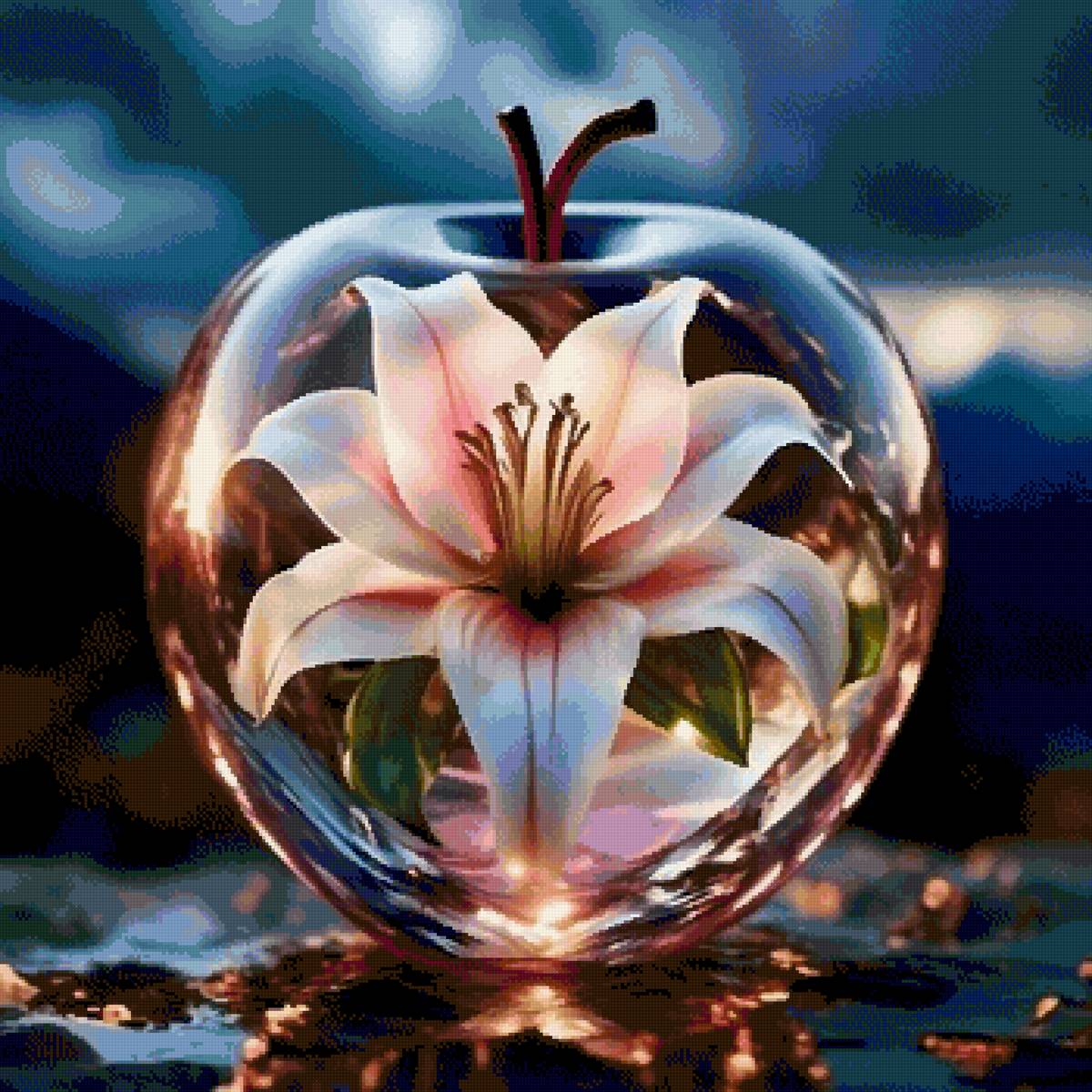 яблоко - яблоко, цветок, фэнтези - предпросмотр