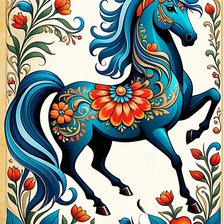 Схема вышивки «Русские узоры»