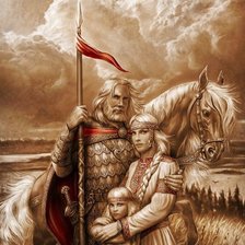 Схема вышивки «Славяне.»