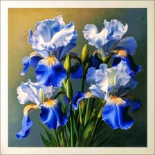 Схема вышивки «Цветы»