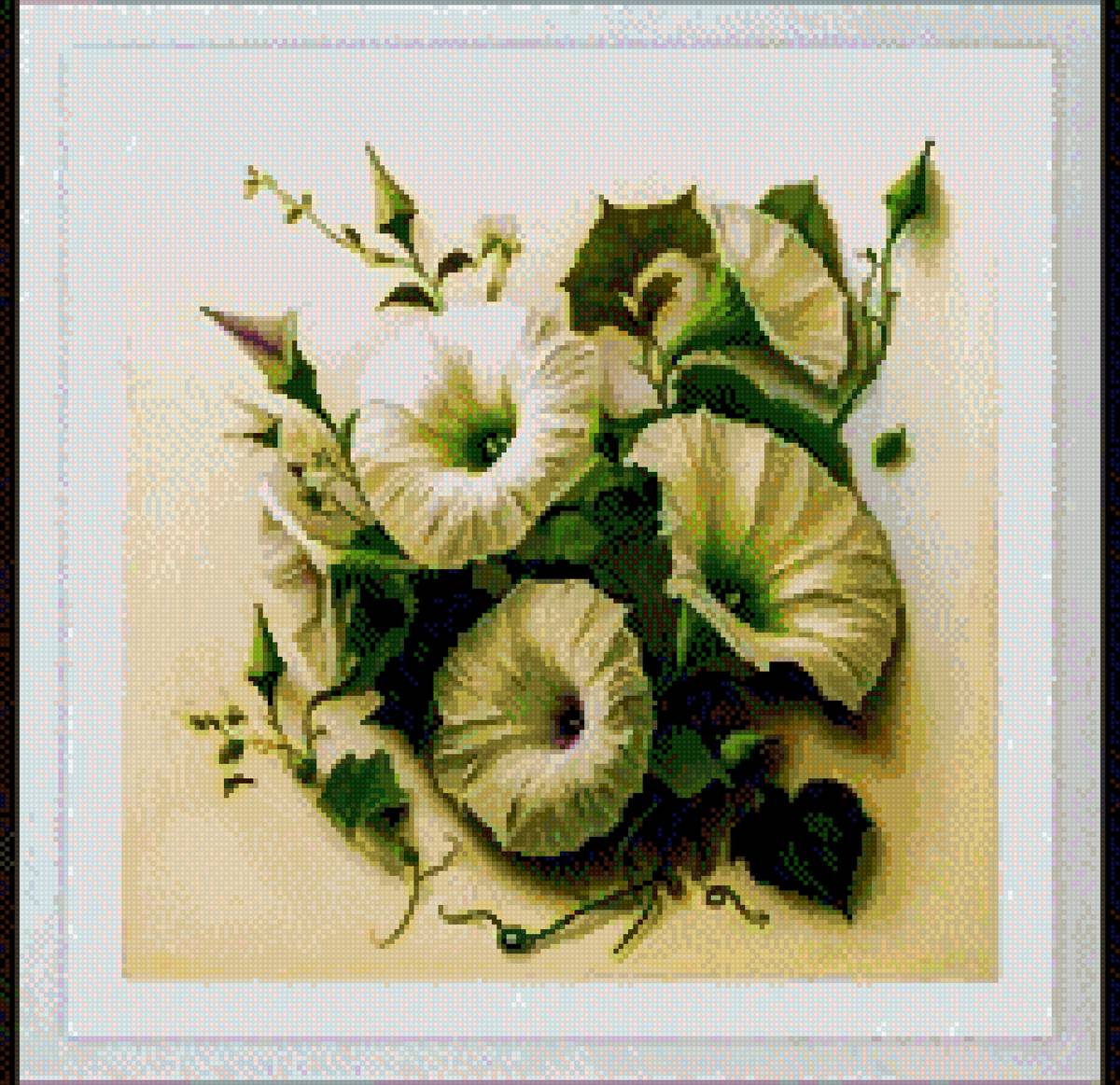 Подушка - цветы - предпросмотр