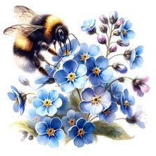 Схема вышивки «шмель»