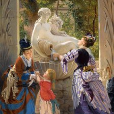 Схема вышивки «у фонтана»