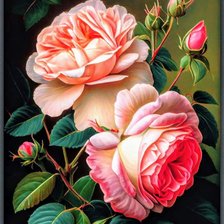 Схема вышивки «Цветы»