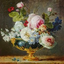 Схема вышивки «ЦВЕТЫ В ВАЗЕ»