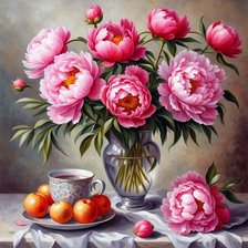 Схема вышивки «С 8 Марта!»