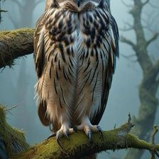 Схема вышивки «Сова»