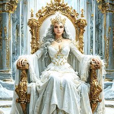 Схема вышивки «Королева холодных миров»