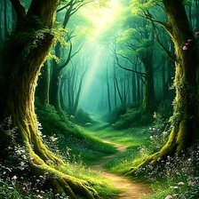 Схема вышивки «Пейзаж»