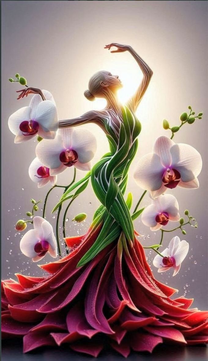 Девушка - танец - оригинал