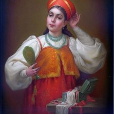 Схема вышивки «Русская красота»