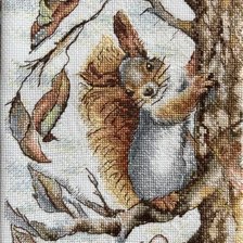 Схема вышивки «Белочка»
