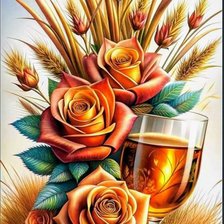 Схема вышивки «Розы»