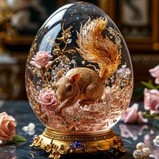 Схема вышивки «резьба по стеклу»