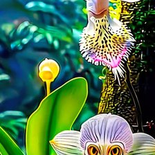 Схема вышивки «Цветы»