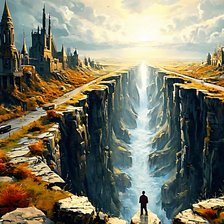 Схема вышивки «Над пропастью»