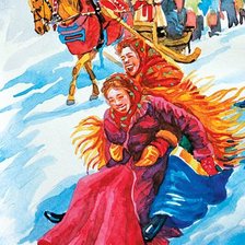 Схема вышивки «Русские забавы.»