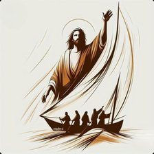 Схема вышивки «Jesus»