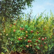 Схема вышивки «Лесная ягода. Елена Покушева»