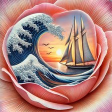 Схема вышивки «живопись»