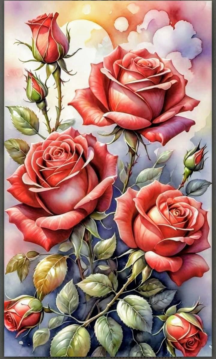 Цветы - розы - оригинал