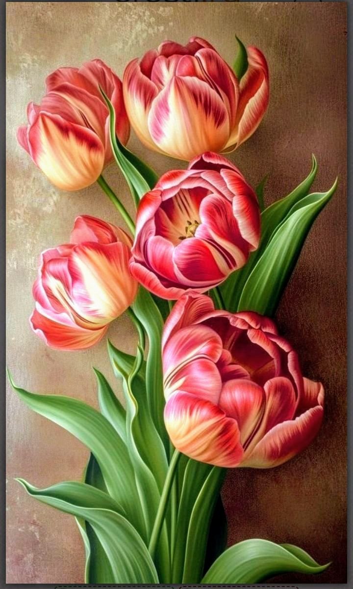Цветы - тюльпаны - оригинал