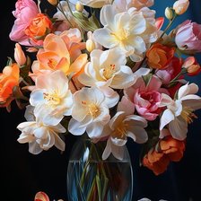 Схема вышивки «Цветы»