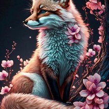 Схема вышивки «Лиса»