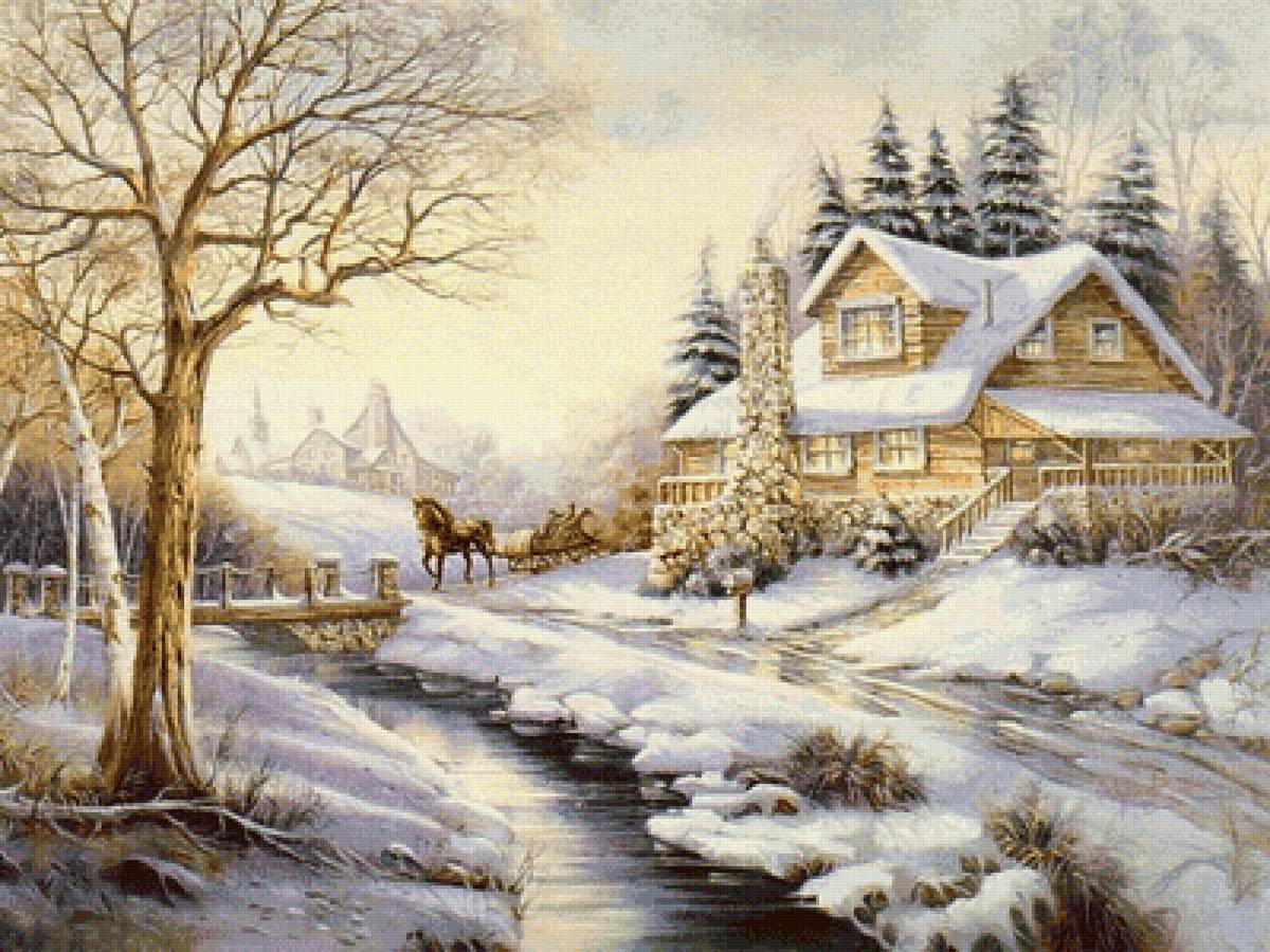 №2869015 - пейзаж, зима - предпросмотр