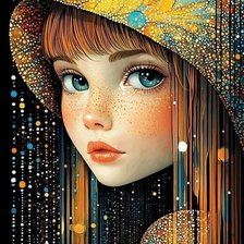 Схема вышивки «девочка»