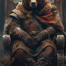 Схема вышивки «Русский Медведь»