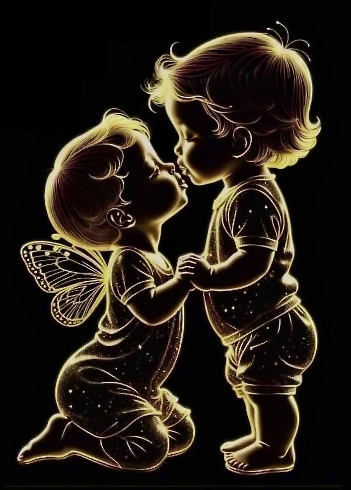 Мой ангел со мной - ангел, дети - оригинал