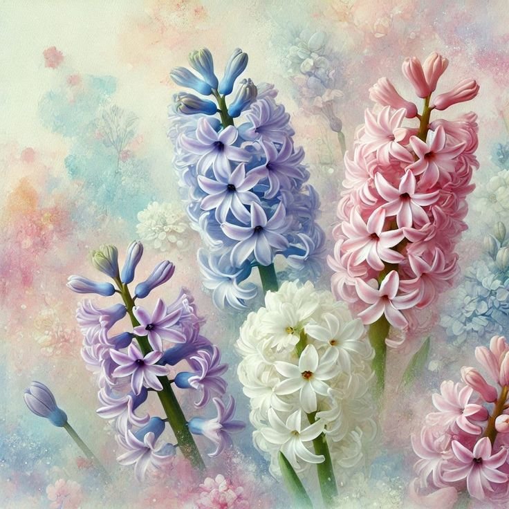 Гиацинты - цветы, весна, гиацинты - оригинал