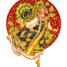 Схема вышивки «Русские ремесла. Хохлома.»