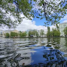 Схема вышивки «Чистые пруды»