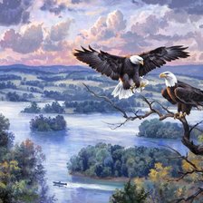 Схема вышивки «Абрахам Хантер.»