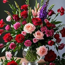 Схема вышивки «Цветы»