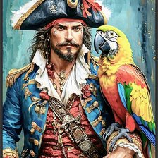 Схема вышивки «Пират»