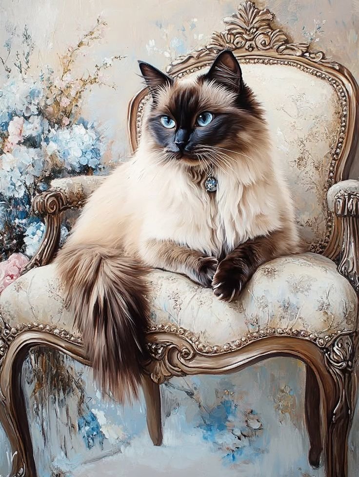 Портрет - кошка - оригинал