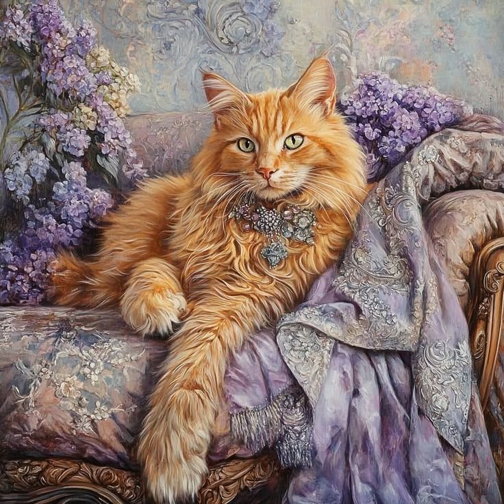 Портрет - кошка - оригинал