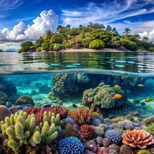 Схема вышивки «Підводний світ»