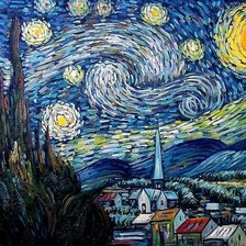 Схема вышивки «Винсент Ван Гог»