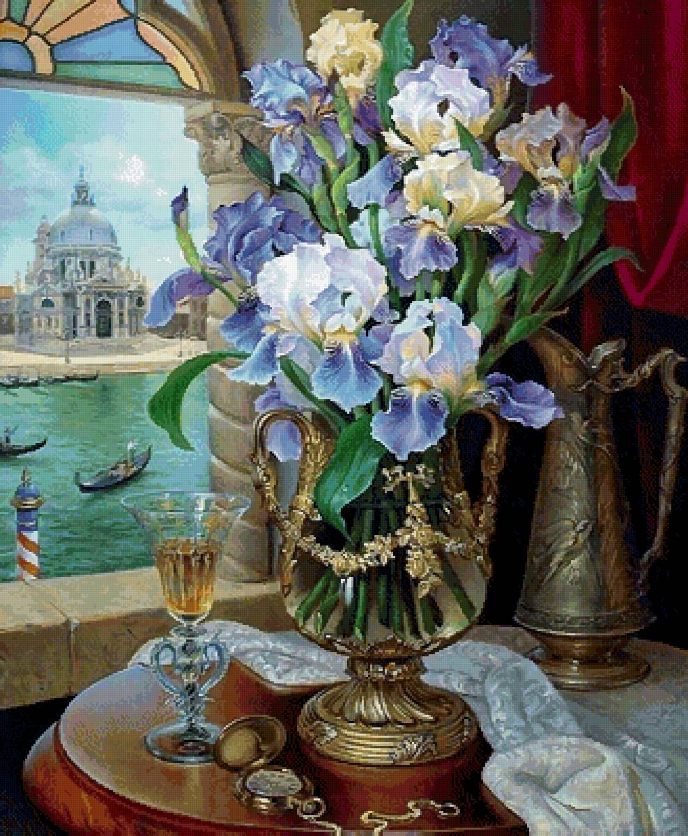 №2870876 - дмитрий власов, ирисы, натюрморт - предпросмотр
