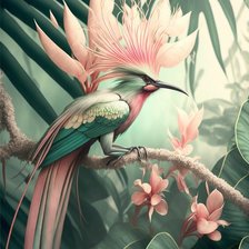 Схема вышивки «удод»