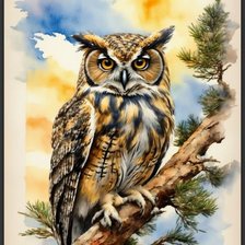 Схема вышивки «Лес»