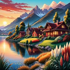 Схема вышивки «Природа»