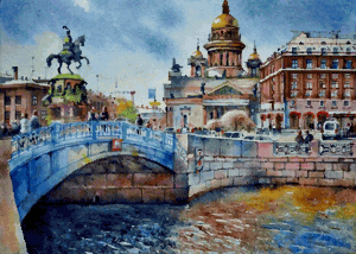 питер - мост, город, река - предпросмотр