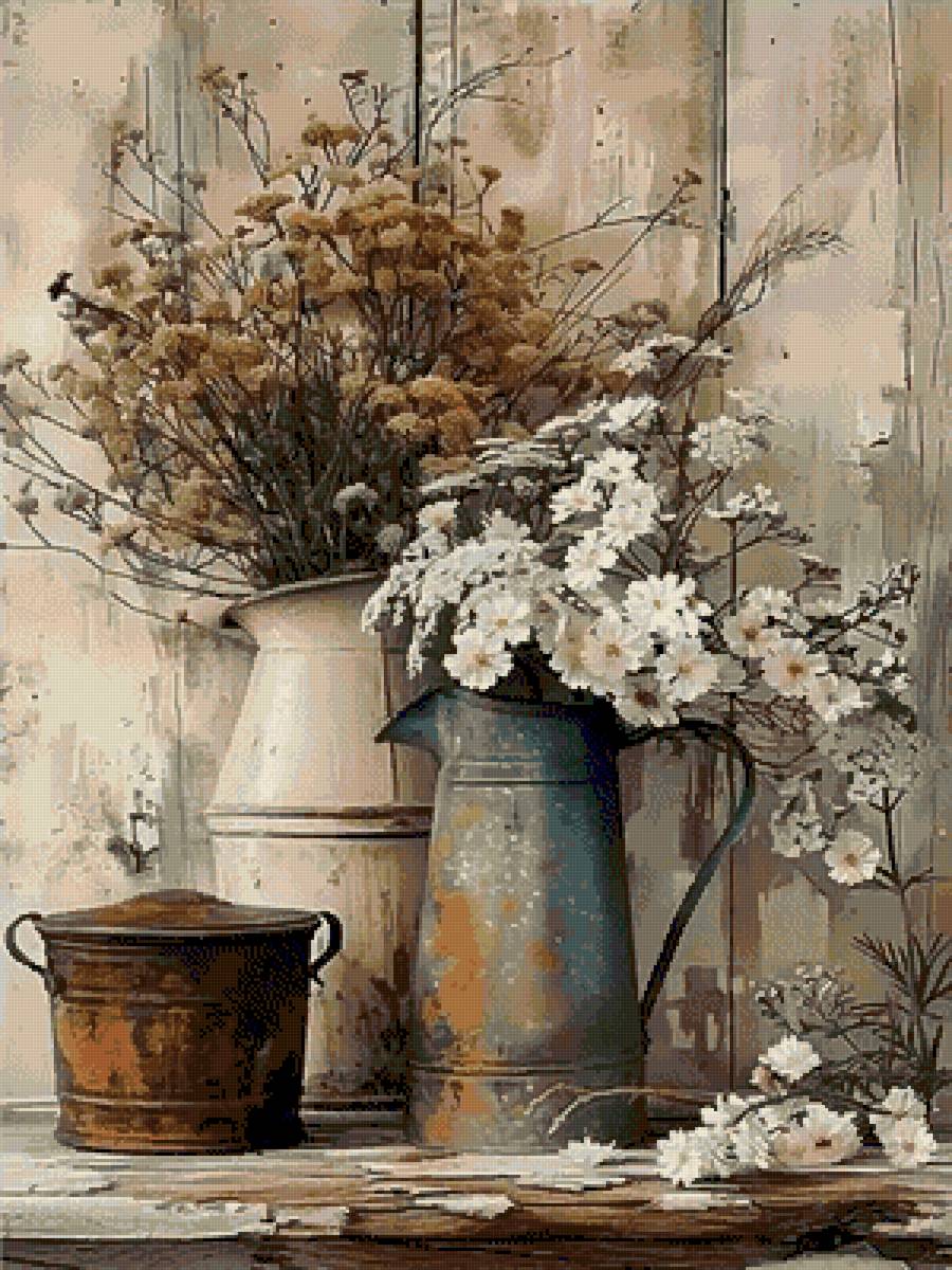 Натюрморт - цветы - предпросмотр