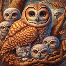 Схема вышивки «птицы»